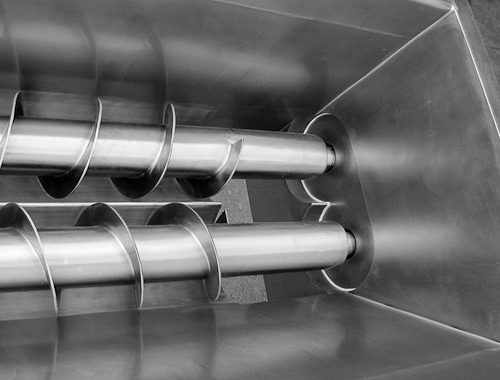 100 mm To 2000 mm Stainless Steel Horizontal Spiral Twin Screw Conveyor, Capacity: 500-800 Kg/ Feet