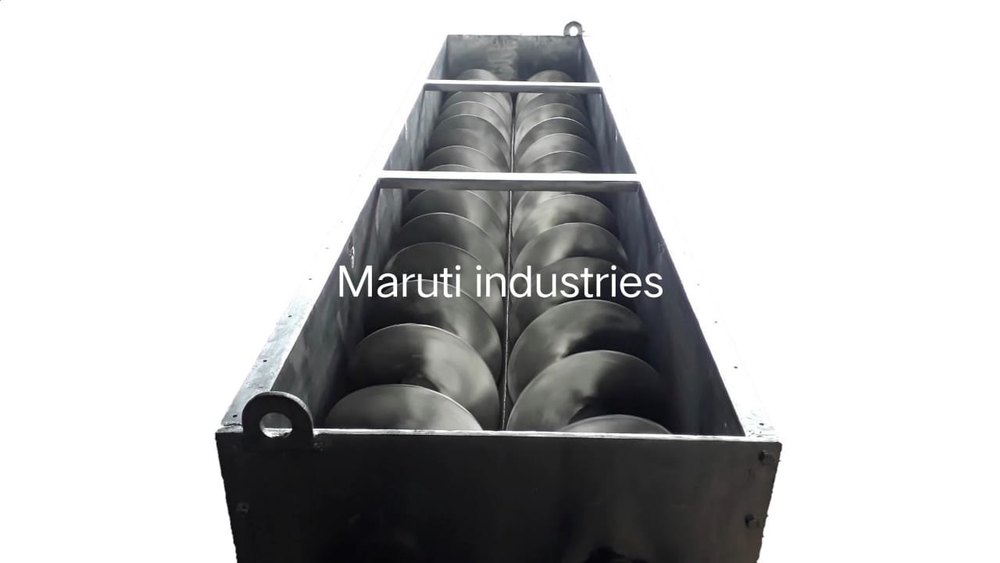 Maruti Industries 100 Mm To 600 Mm Diameter Continue Screw Conveyor, 440V, Thickness: 5-10 Mm
