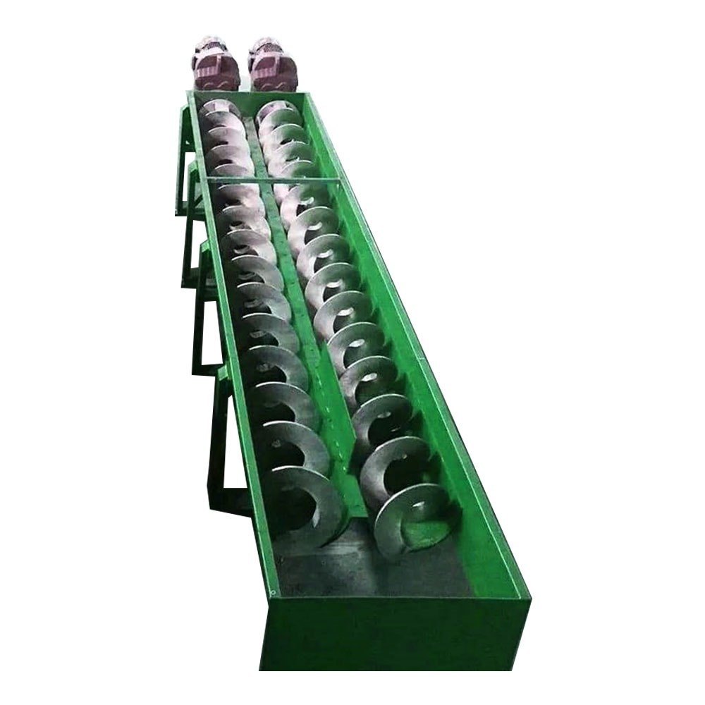 20x20 Inch Carbon Steel Twin Screw Conveyors, 240V