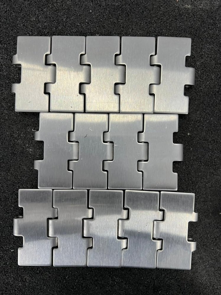 Plastic and SS Conveyor Flat Top Chains, Thickness: 12mm