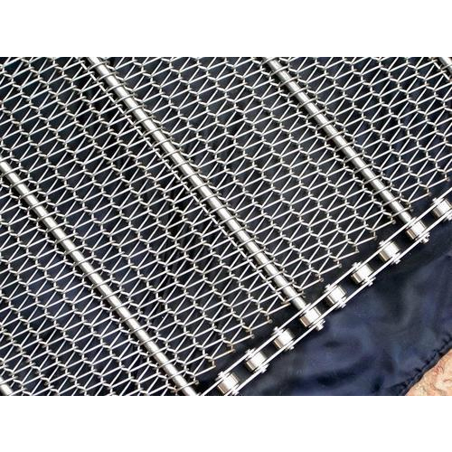 Silver Stainless Steel Mesh Conveyor Chains