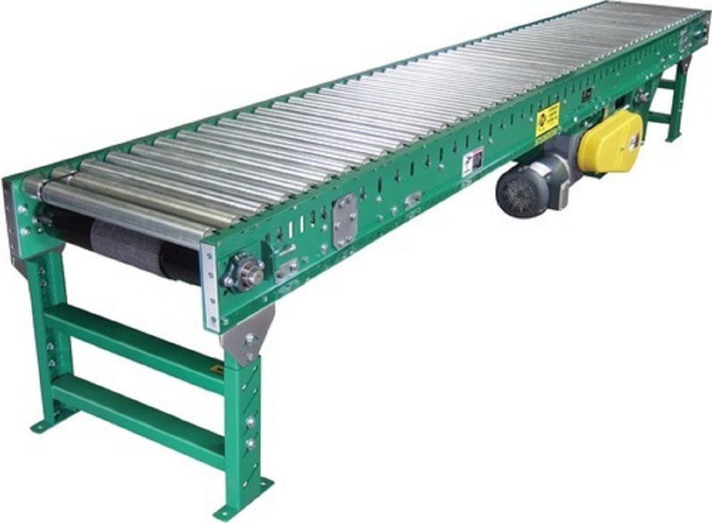 200 mm Mild Steel Conveyor Power Roller, Roller Length: Max 3 Feet