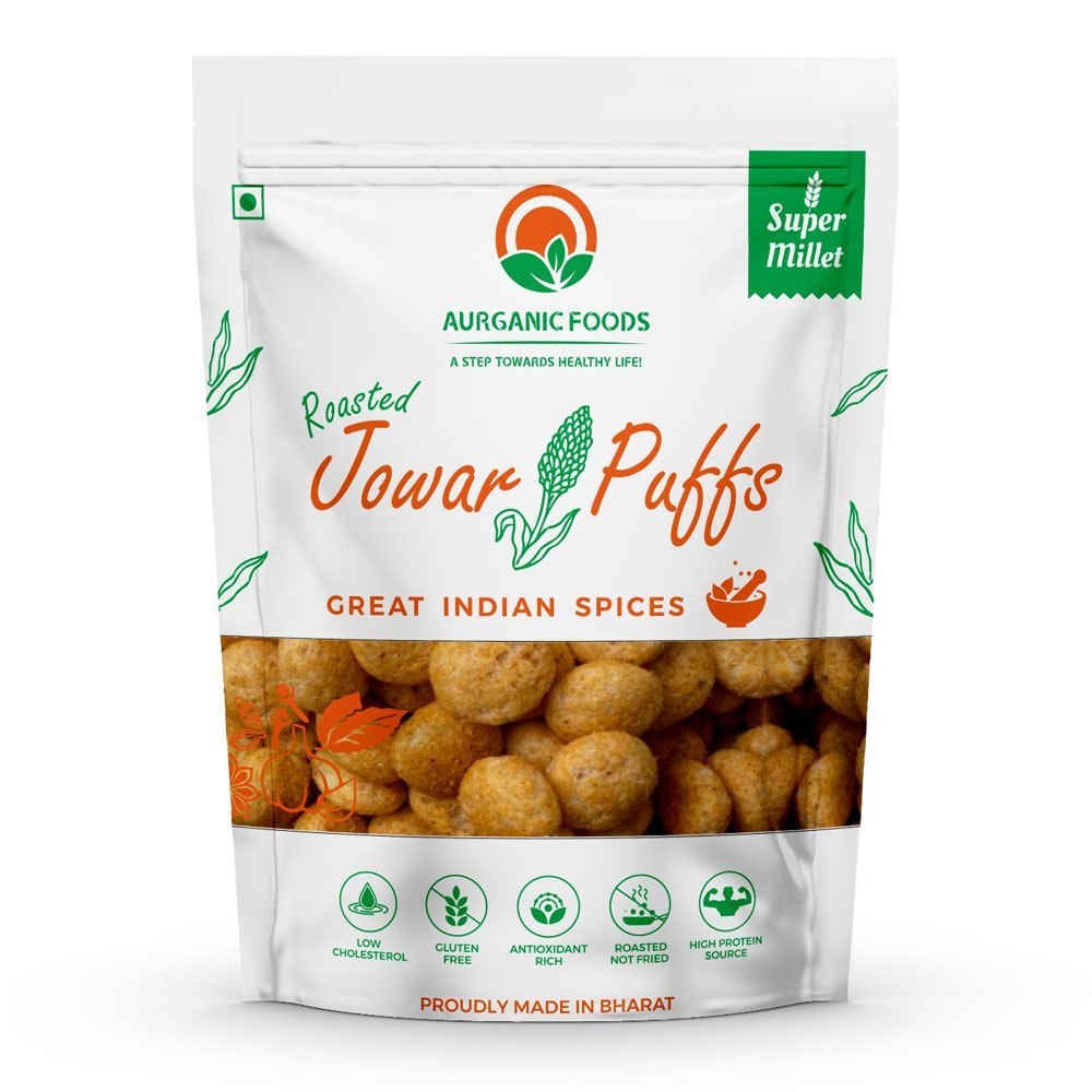 Roasted Great Indian Spices Jowar Puffs, Packaging Size: 80 gm