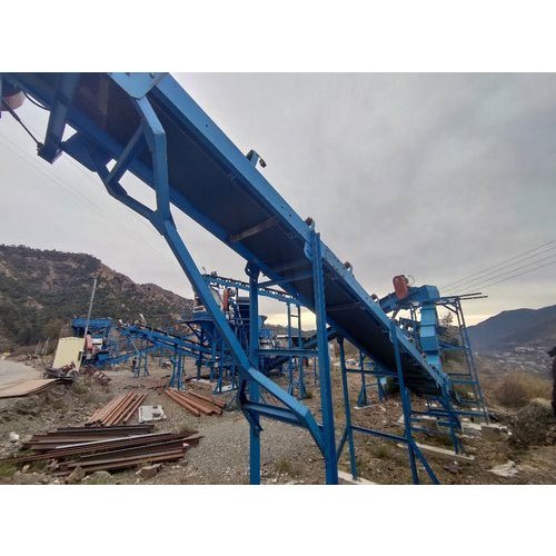 Mild Steel Inclined Material Handling Conveyor, Capacity: 100-150 kg per feet img