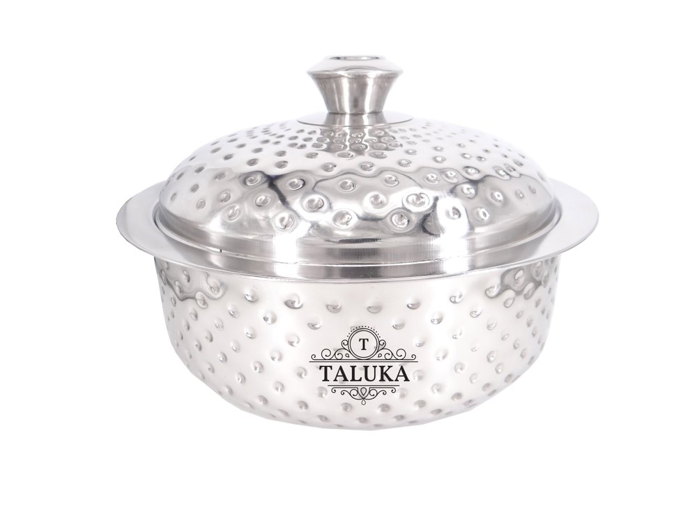 Taluka Exports Stainless Steel Insulated Hammered Casserole, For Home