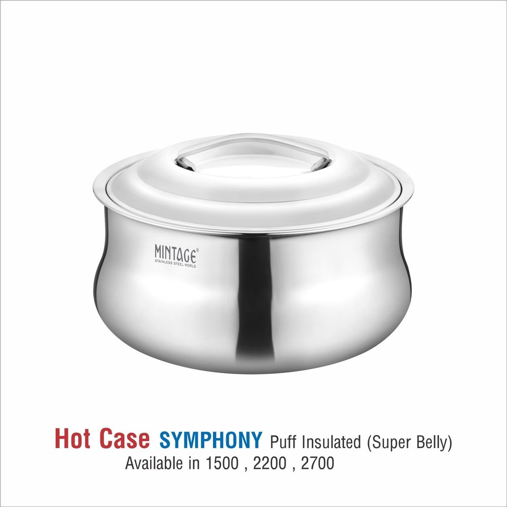 Stainless Steel Hot Case Symphony-2700 Ml, For Home