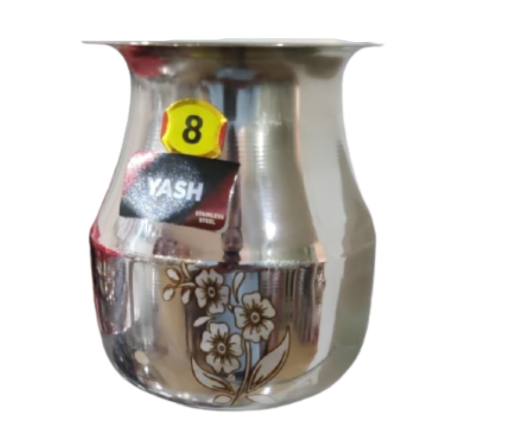 200ml Stainless Steel Lota, For Home, Size: 8 Inch