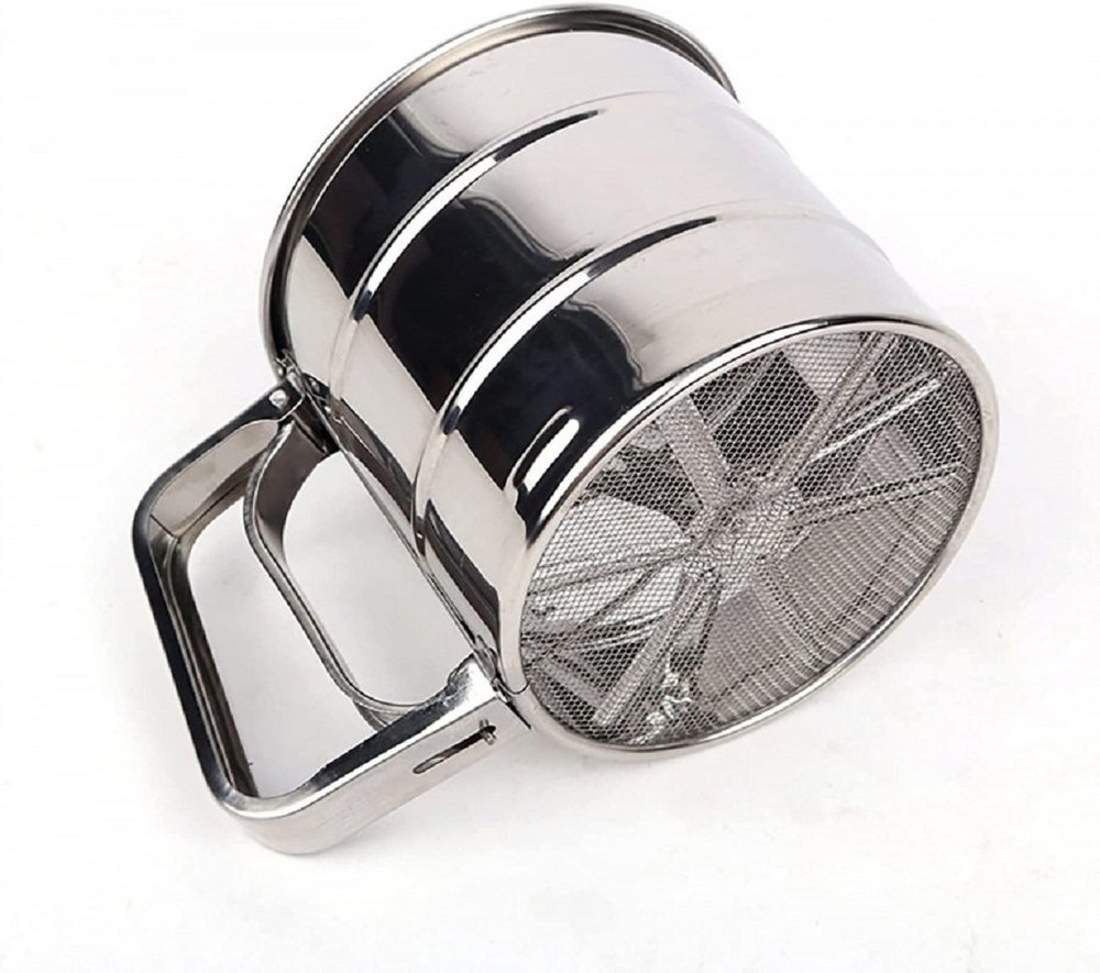 Multicolor Stainless Steel Baking Flour Sifter, For Home, Size: Medium