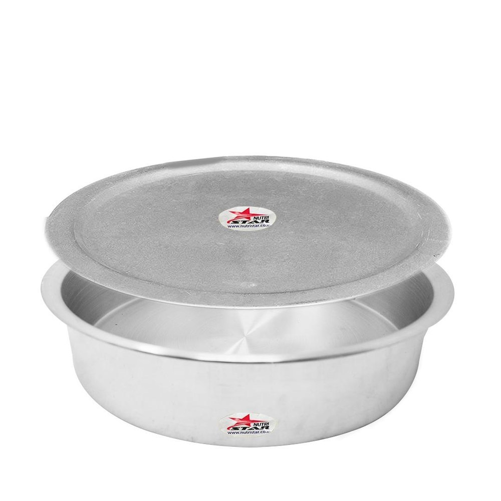 Fish Lagan Pot with Aluminium Lid. Langari Tope for Cooking and Frying. Pack of 1.