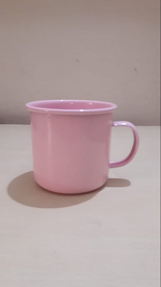 LIMITLESS HUNCH Multicolor Metal Enamel Mug, For Hotel, Size: 8cm*8cm