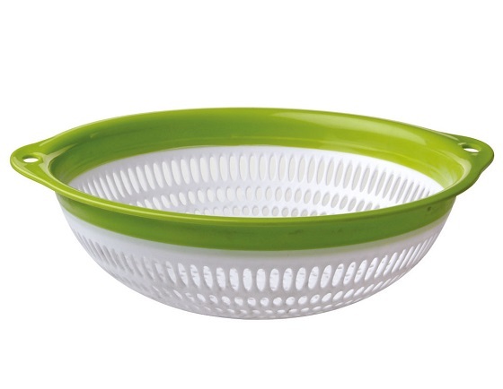 Netted Medium Plastic Colander with Ring