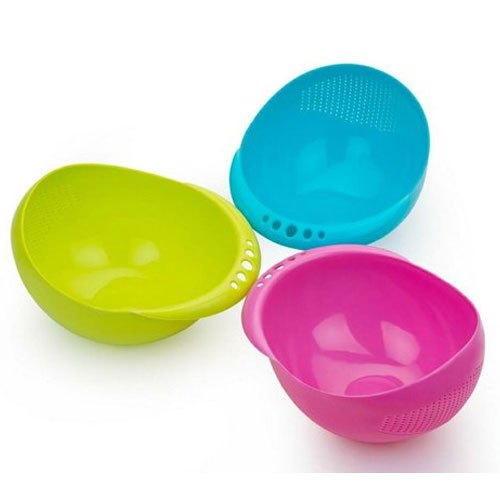 Aalok Plastic Rice Strainer, For Home, Thickness: 8mm