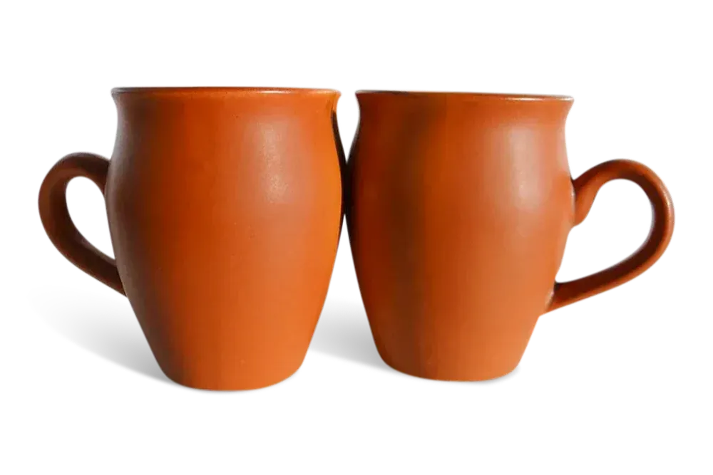 Brown Clay Terracotta Tea Mug, Packaging Type: Corrugated Box