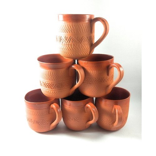 Brown 150ml Clay Tea Cup Set