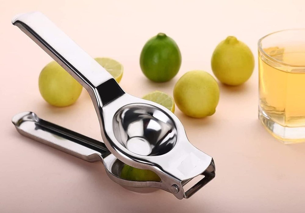 Precision Silver S S Lemon Squeezer With Opener, For Home