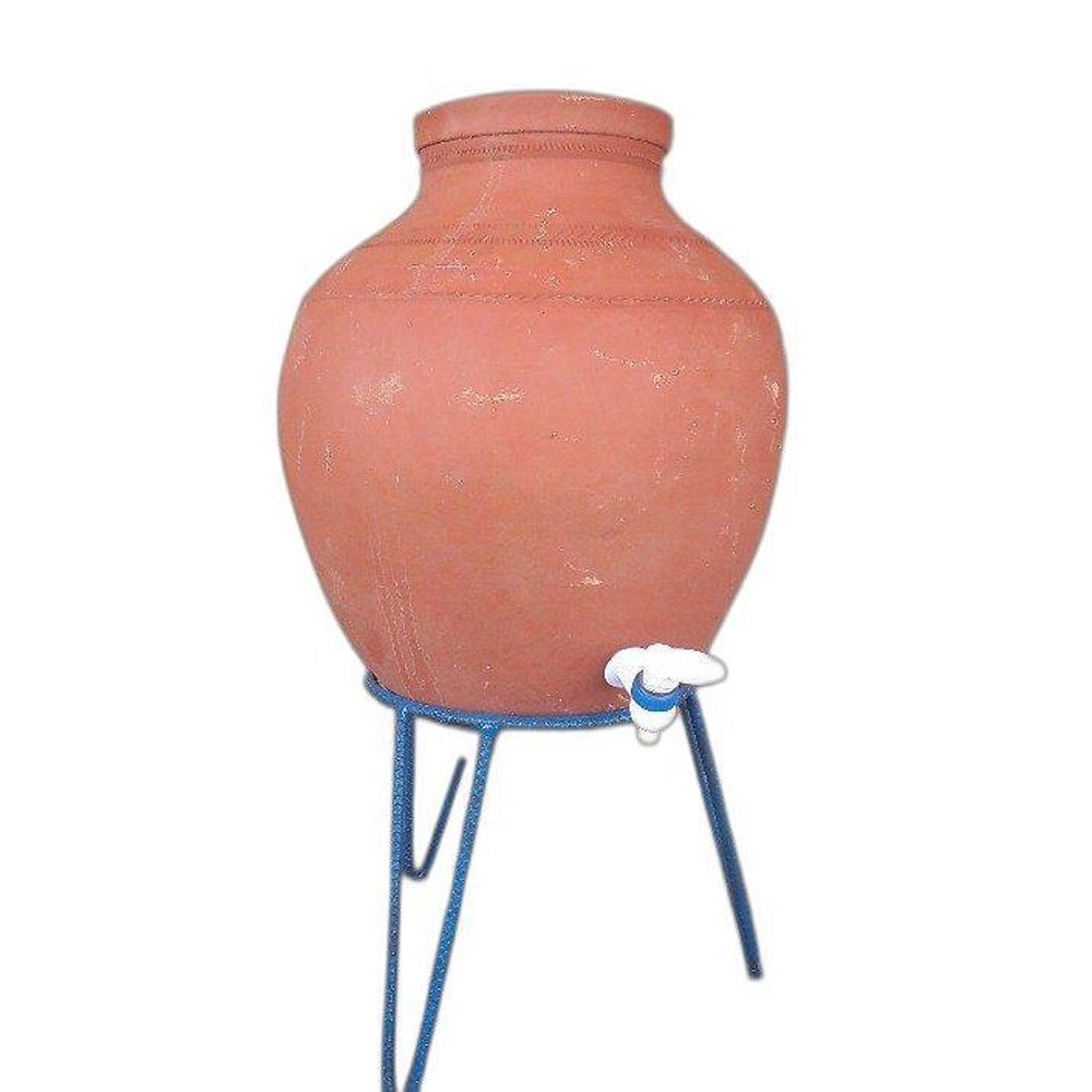 Red Brown Clay Water Pot