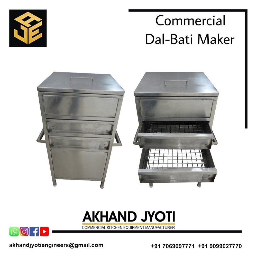 Akhand Jyoti Dal Bati Maker, For Commercial