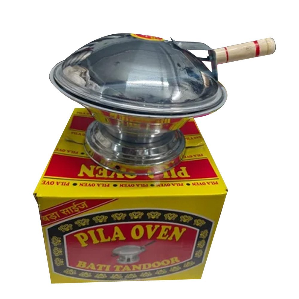 Poilished Silver Pila Oven Bati Tandoor, For Kitchen