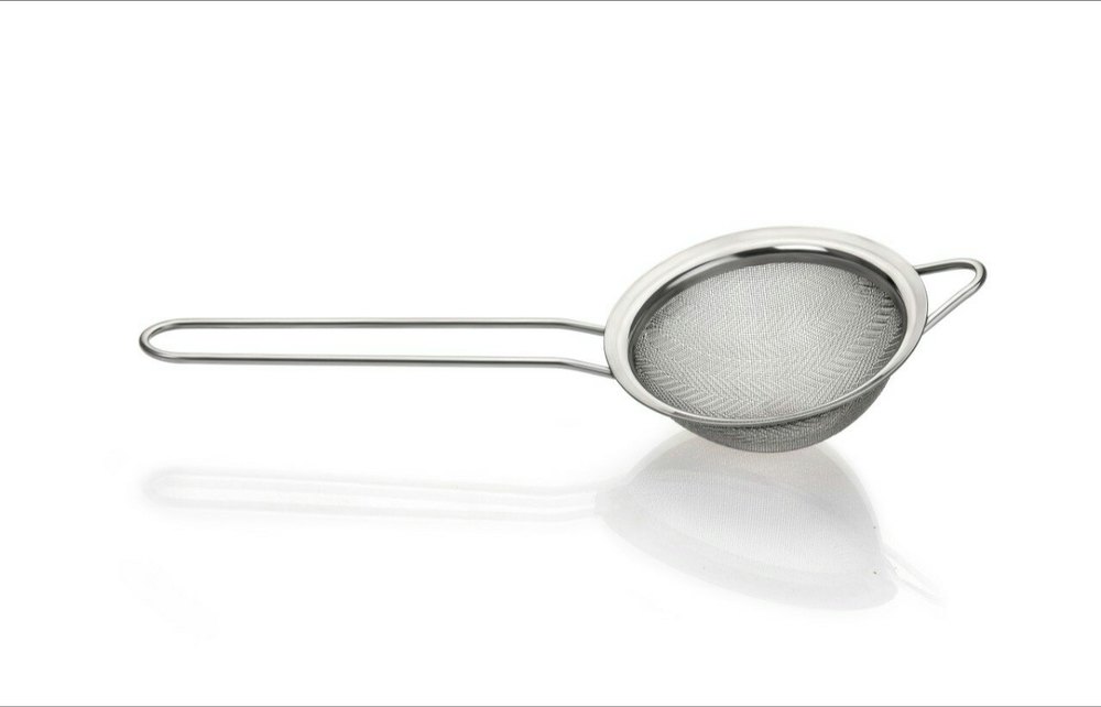 202 Grade Silver Stainless Steel Wire Mesh Strainer, For Home