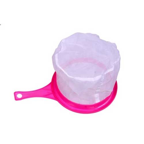 Zeba Pink Net Plastic Milk Strainer, Size: 8 Inch