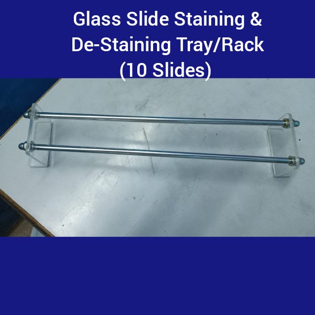 Glass Sliding Staining and De-Staining Stand Rack