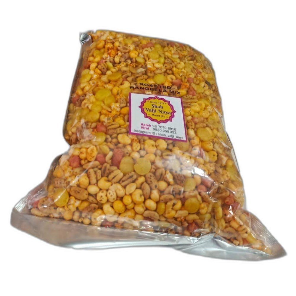 Mixed Dal Shah Valji Naya Roasted Rangeela Mix Namkeen, Packaging Size: 1kg