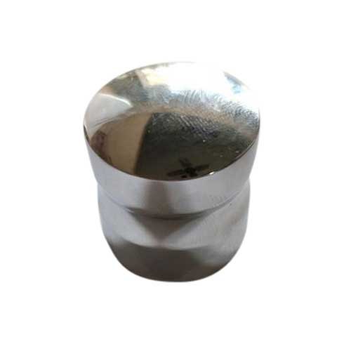 Silver Brass Glass Holder, Size: 4 Inch