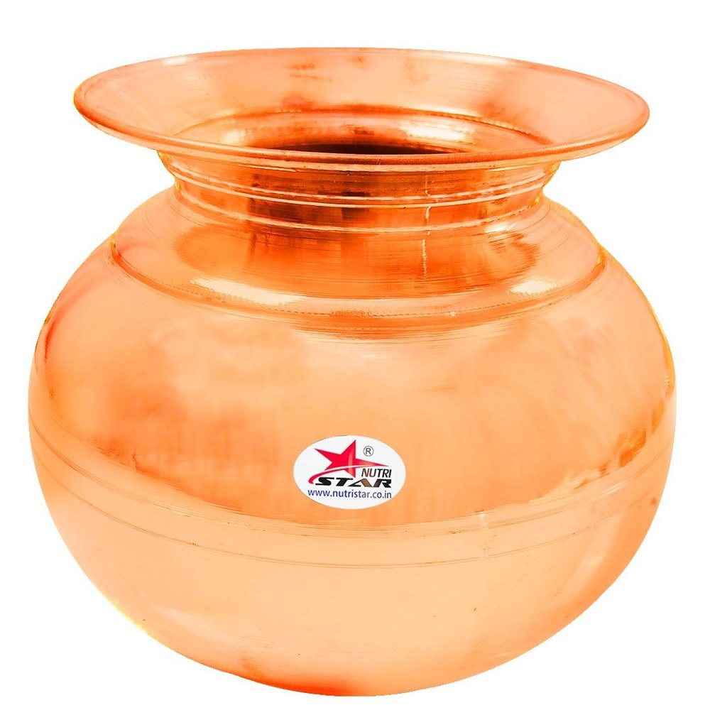 Original Red Water Pot, Copper Water Pot, Tamba Ghada, Matka, Water Storing Pot, For Home