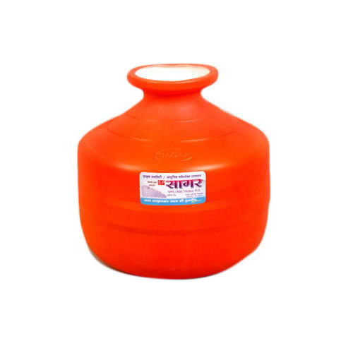 Orange 17 Litre HDPE Water Pot