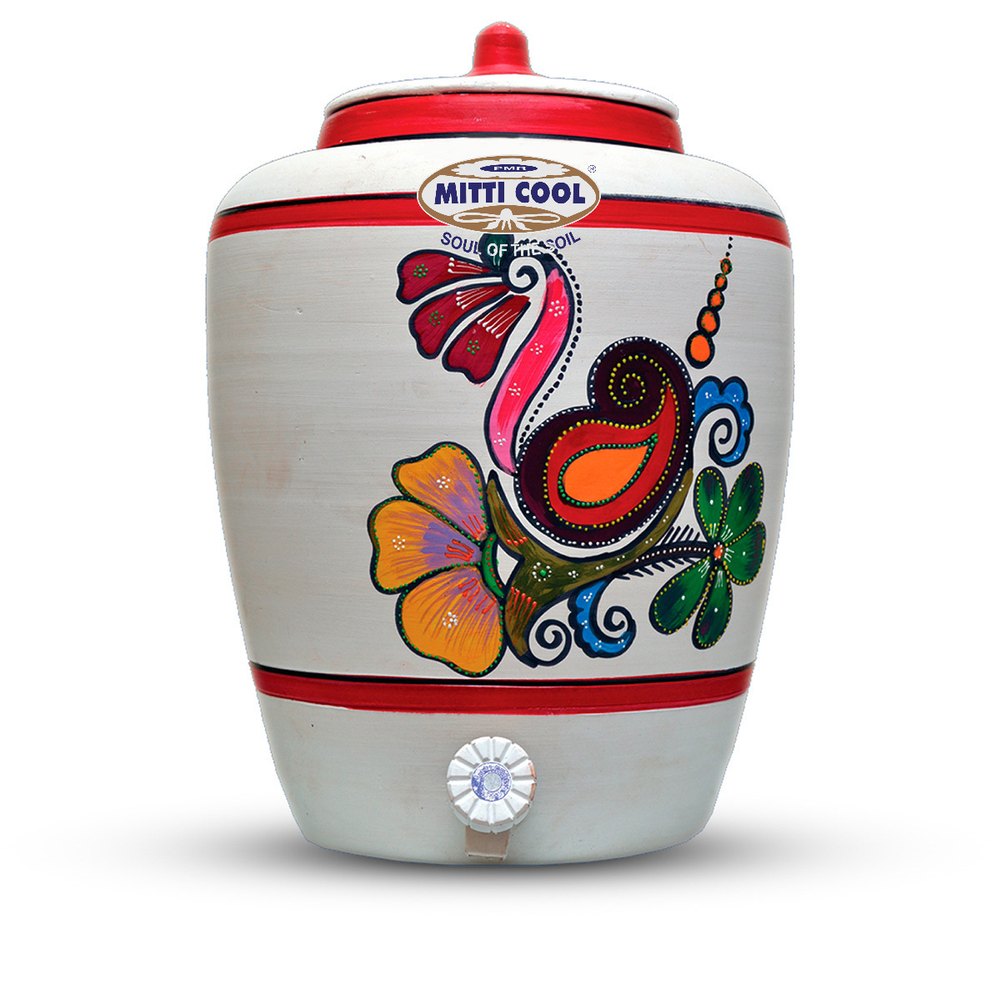 Mitticool Earthen Water Pot, For Home, Capacity: 13 Liters