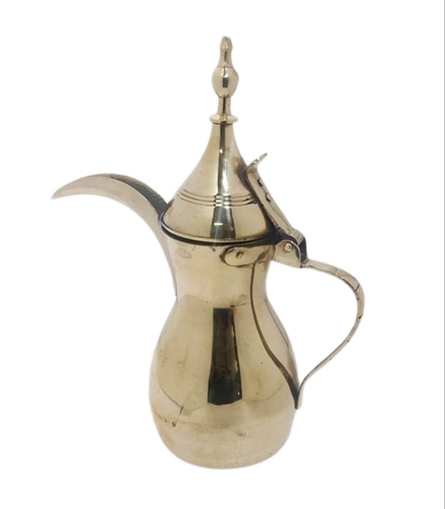 Polished Brass Tea Kettle, For Hotel