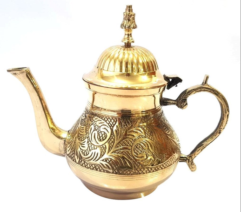 Polished Tea Kettle Brass, For Home