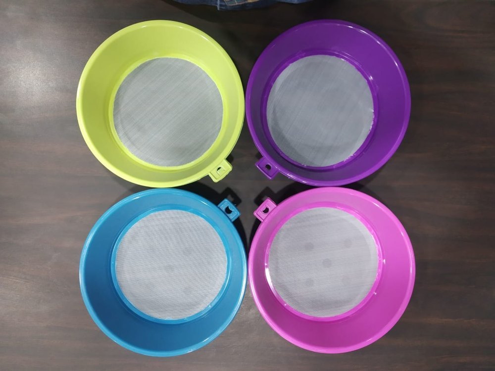 Plastic Aata Chalni, For Kitchen, Size: 6 Inch