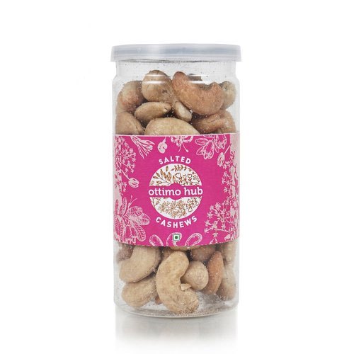 Salted Cashews, Packaging Type: Pet Bottle, Packing Size: 125 Grams