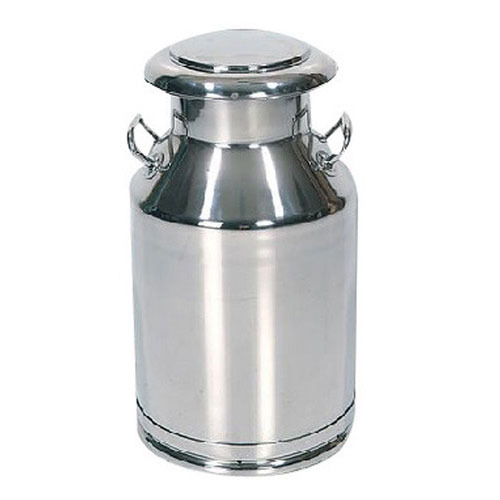 Stainless Steel Silver Milk Container
