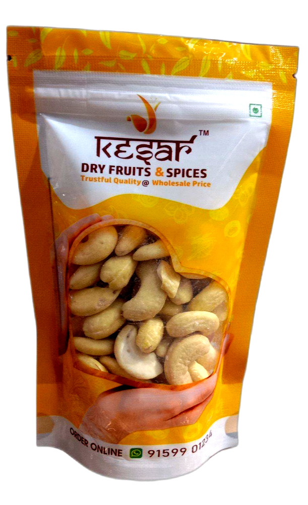 Organic Nuts 100g Roasted Salted Cashews, Packaging Size: 100 Grams, Packaging Type: Packet img