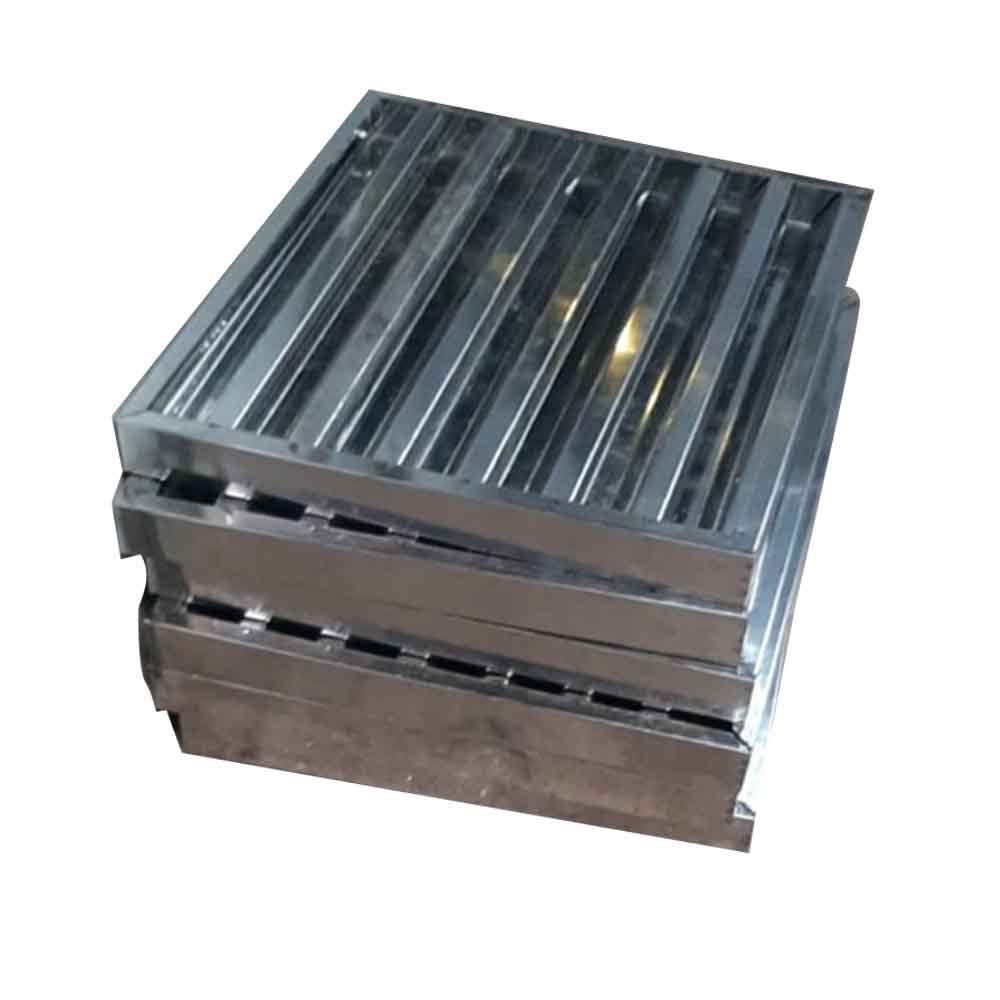 For Restaurant Stainless Steel Range Hood Filter, Size: 200 X 100 X 200mm