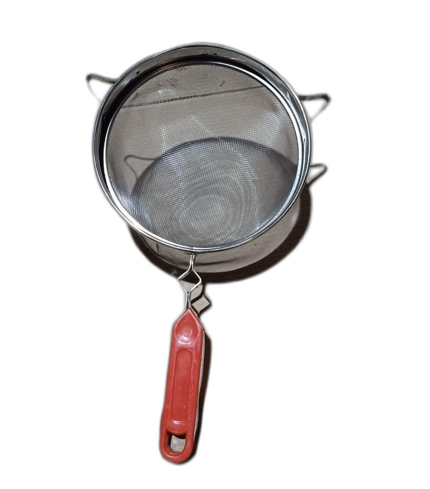 Round (head) Stainless Steel Juice Strainer img