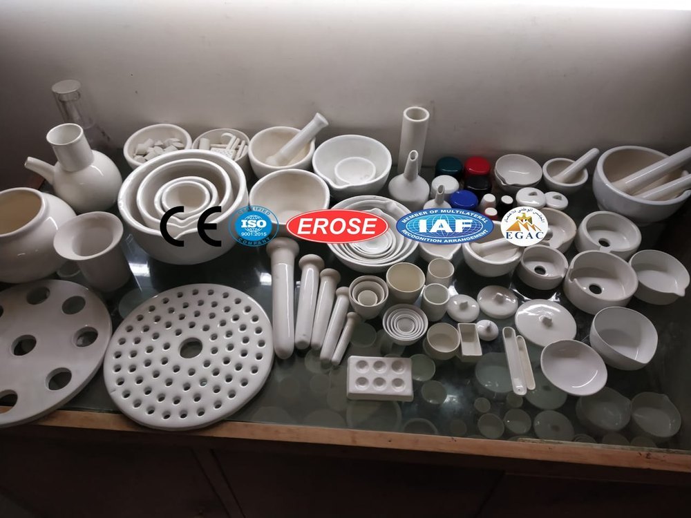 EROSE White Laboratory Porcelain Ware