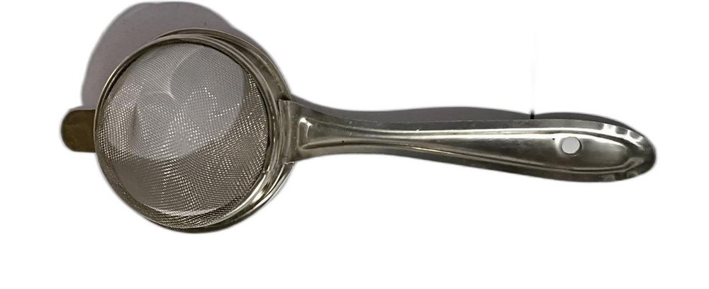 STAINLESS STEEL SILVER TEA & COFFEE STRAINERS, For Home, Size: 7 Inch