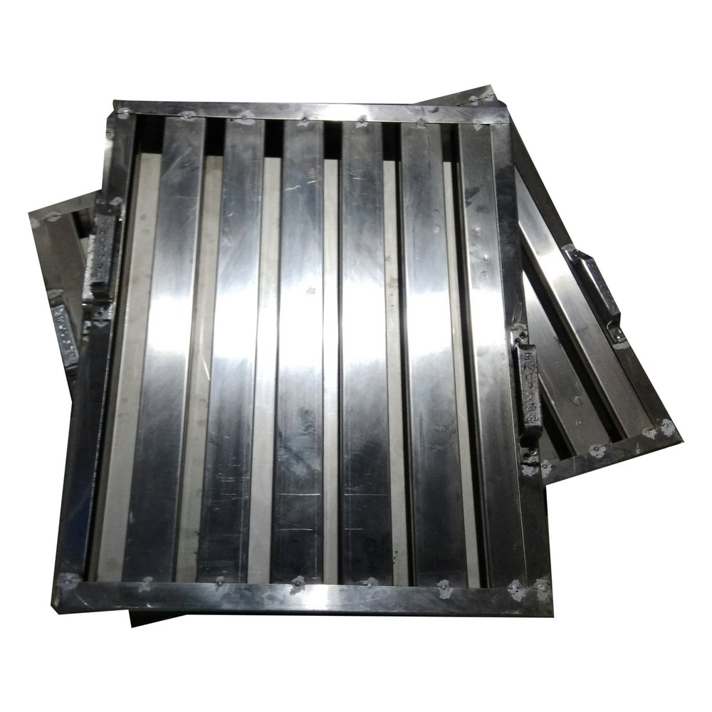 Silver Stainless Steel Kitchen Exhaust Filter, For Industrial
