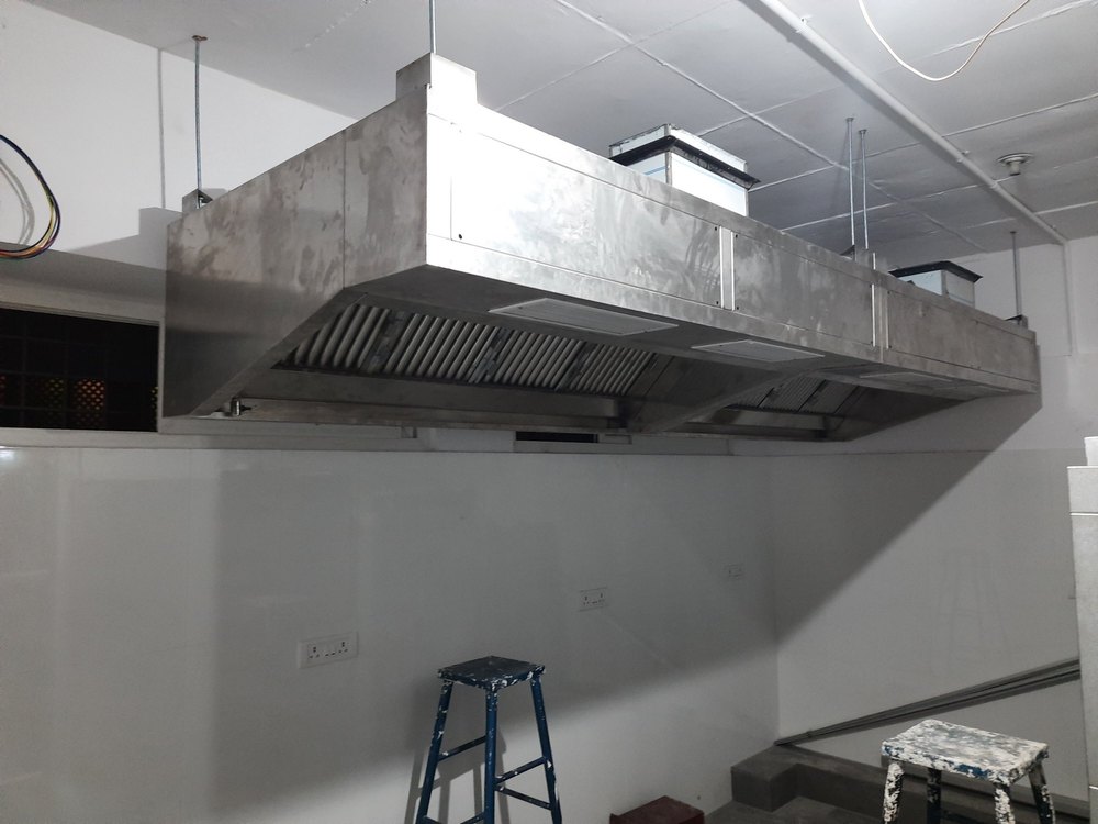 Silver Stainless Steel Kitchen Exhaust Hood Filter