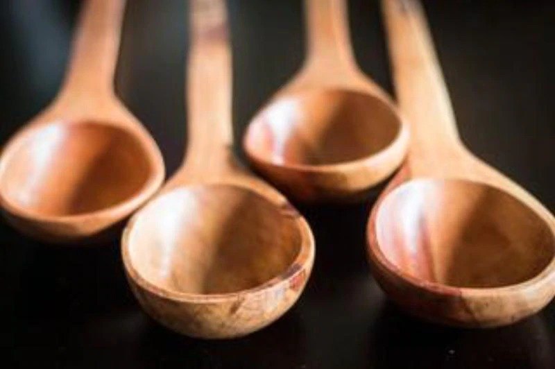 Wood Brown Cooking spoon, For Home