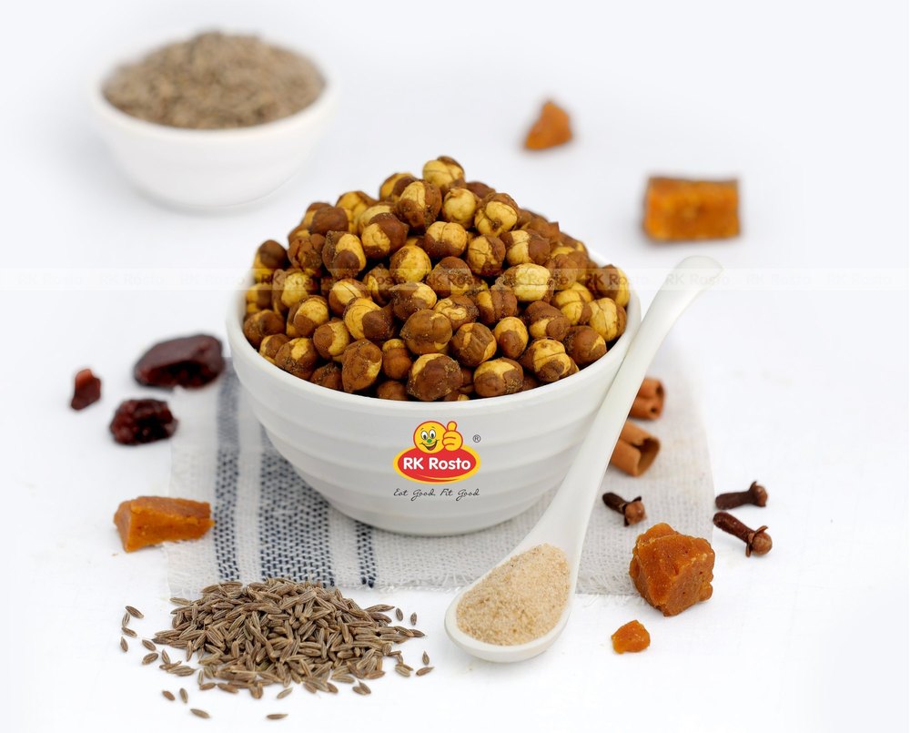 Indian Spices RK ROSTO - Hing Jeera Roasted Chana, Packaging Type: PP Bag Or Carton Box