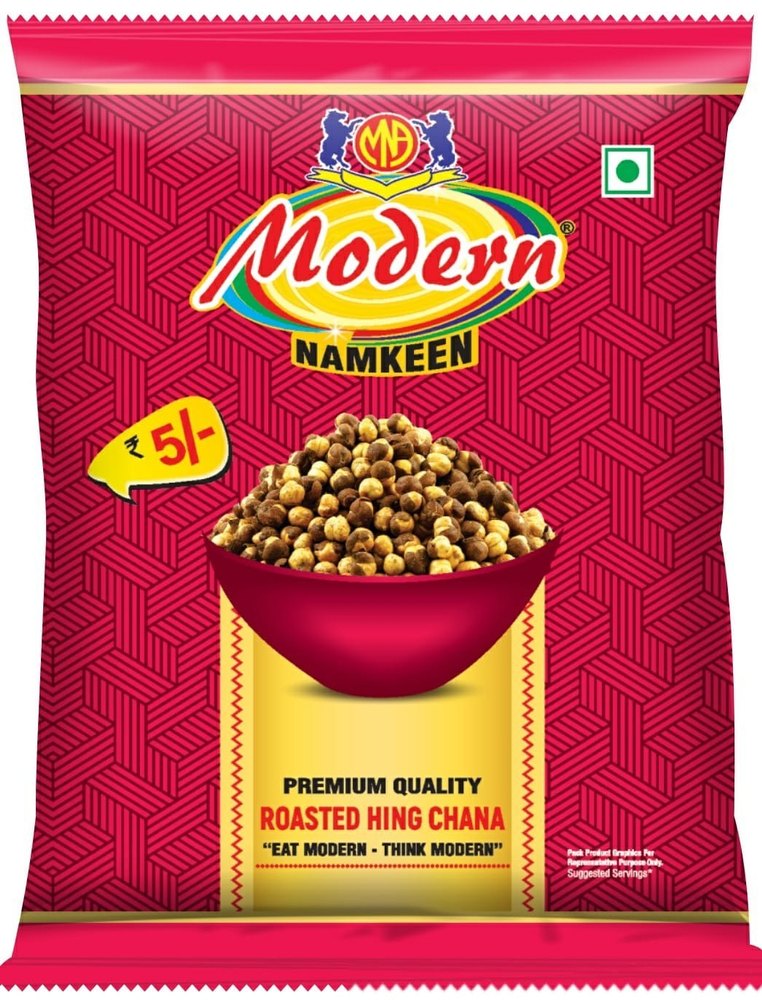 Salty Modern Roasted Hing Chana, Packaging Size: 20 GM, Packaging Type: Pillow Pouch