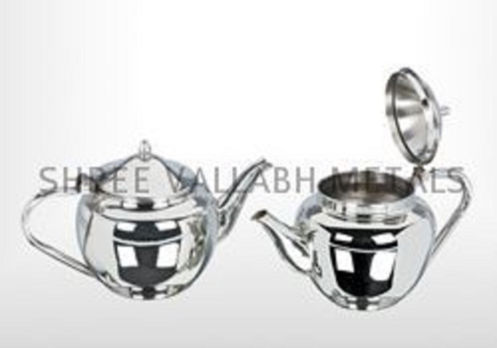 Silver Stainless Steel Hotel Kettle, For Restaurant img