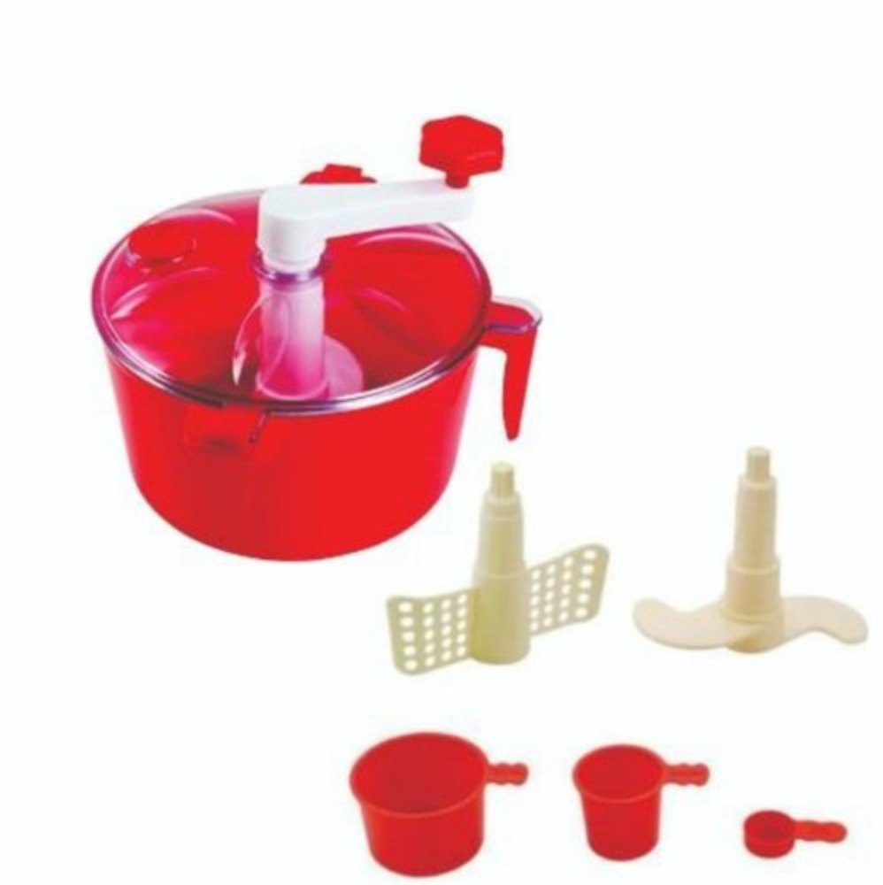 Round Red Atta Dough Maker, For Kitchan, Capacity: 400ml