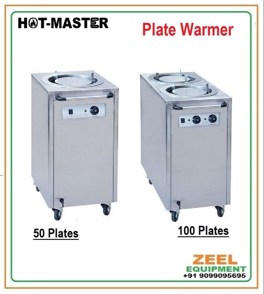 Hot Master Stainless Steel Plate Warmer, 230v 50hz, Capacity: 50 Plates