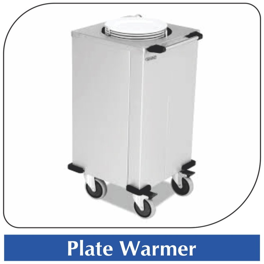 Stainless Steel Plate Warmer, For Restaurant