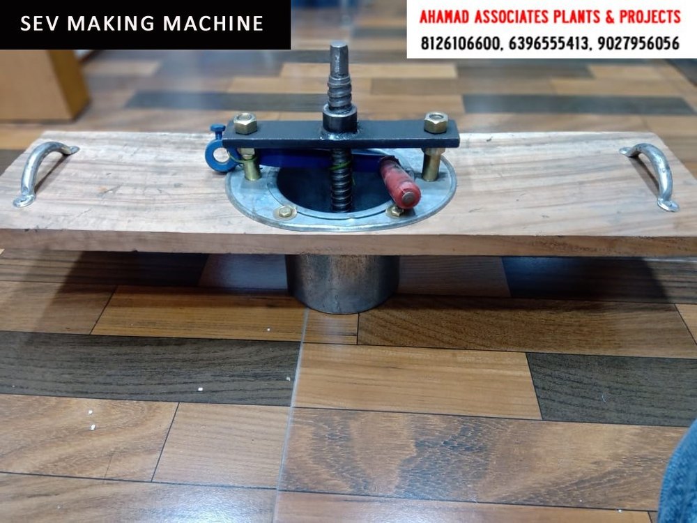 Blue Plate Holder Manual Sev Making Machine